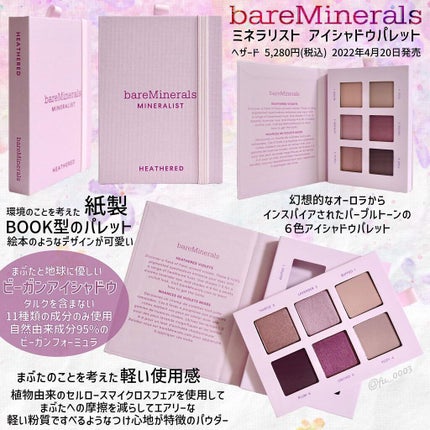 ミネラリスト アイシャドウ パレット/bareMinerals/アイシャドウパレットを使ったクチコミ(2枚目)