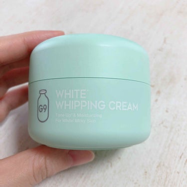 🍓G9SKIN
WHITE WHIPPING CREAM(ウユクリーム)

🌿ミントグリーン


使ってみて、良かったとこ微妙なとこ正直レビューです！


ふわふわの軽いクリームで、肌のトーンを明るくし