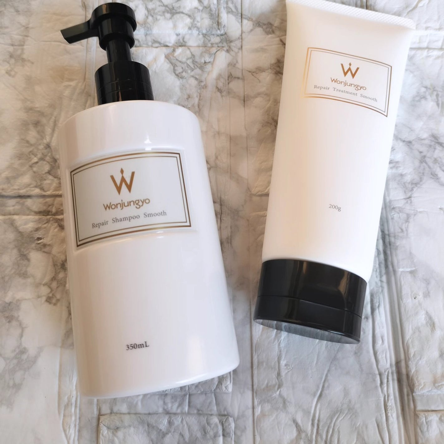 ウォンジョンヨ リペアシャンプー スムース/リペアトリートメント スムース/Wonjungyo/市販シャンプーを使ったクチコミ(1枚目)