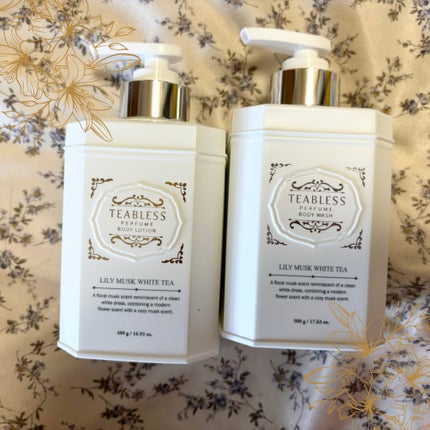 パフュームボディローション リリィムスクホワイトティー/TEABLESS/ボディローションを使ったクチコミ(2枚目)