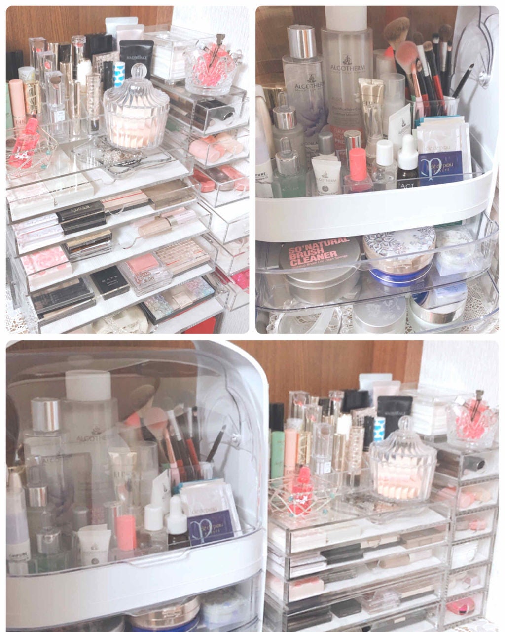 重なるアクリルケース2段引出・大/無印良品/その他化粧小物を使ったクチコミ(1枚目)