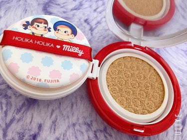 Holika Holika ペコちゃん ハードカバー パーフェクト クッション  01 warm ivory/HOLIKA HOLIKA/クッションファンデーションの画像