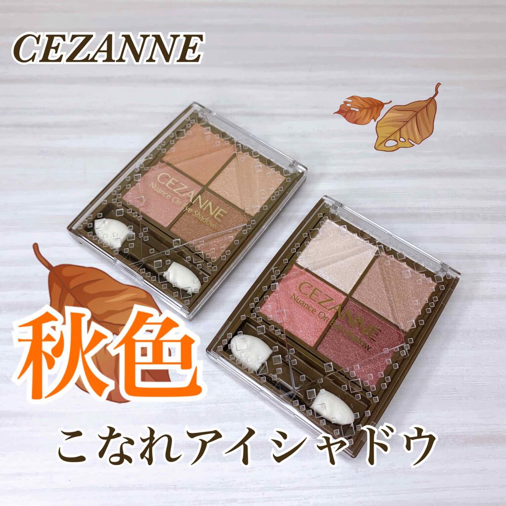 ニュアンスオンアイシャドウ/CEZANNE/アイシャドウパレットを使ったクチコミ（1枚目）