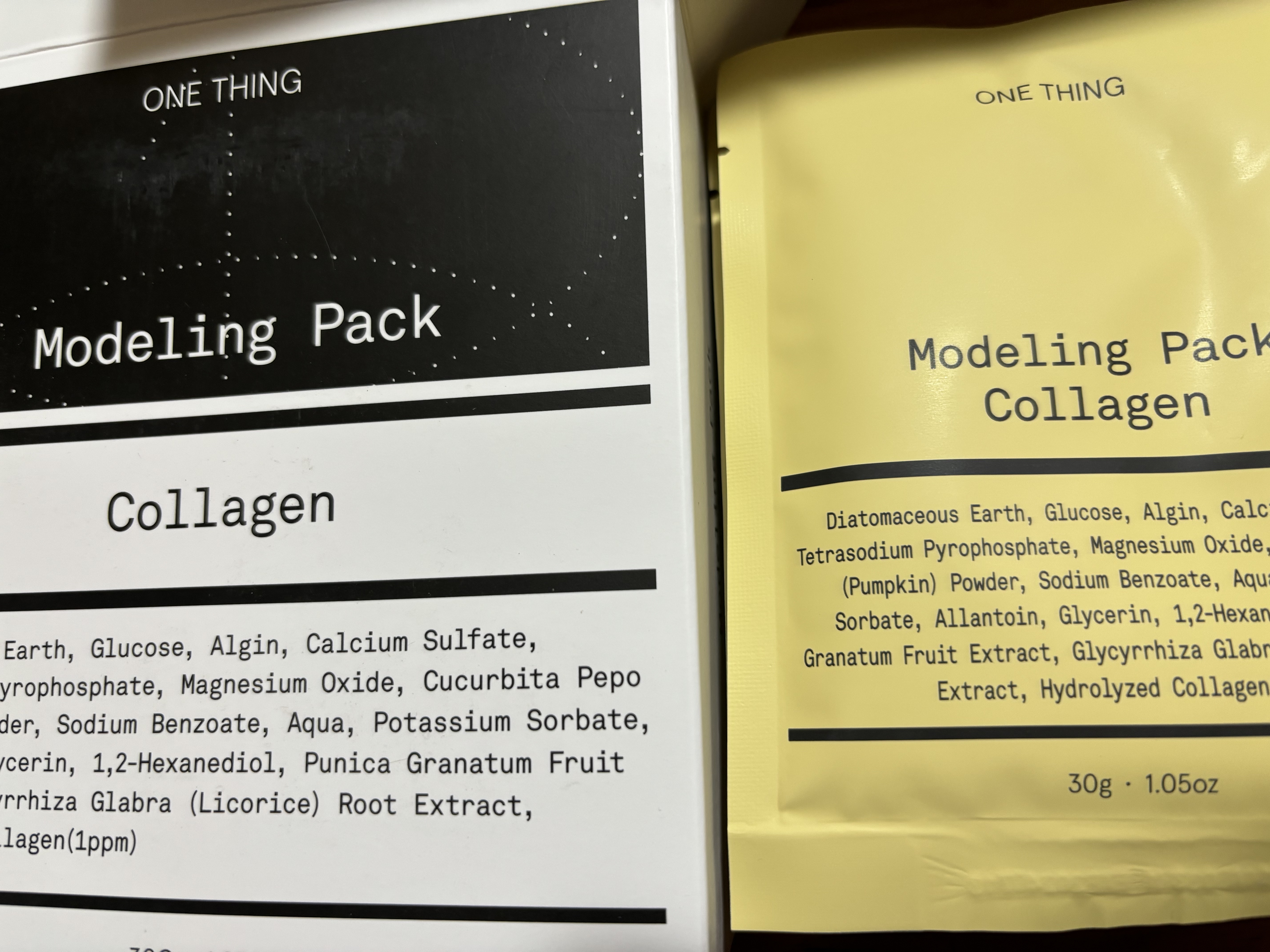 モデリングパック コラーゲン/ONE THING/シートマスク・パックを使ったクチコミ（1枚目）