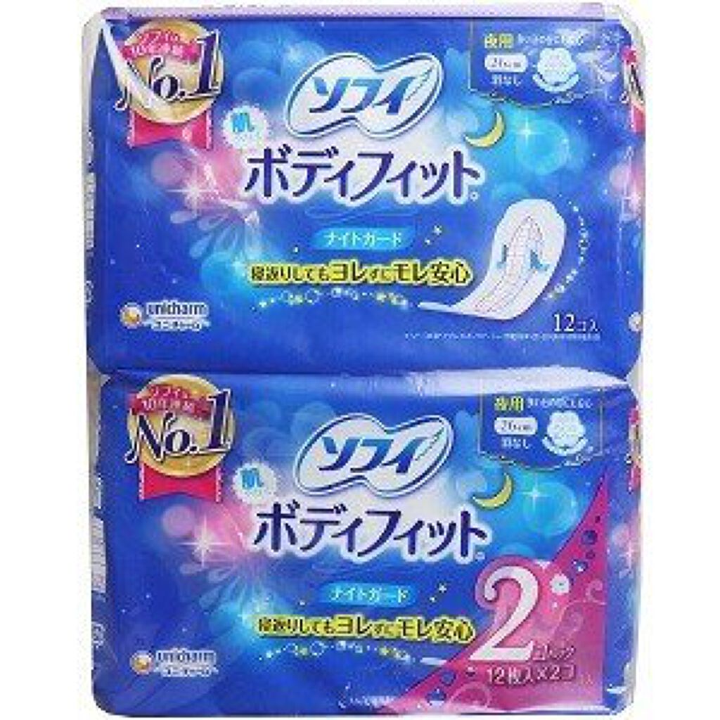ソフィ ボディフィット ナイトガード羽なし26cm12個×2