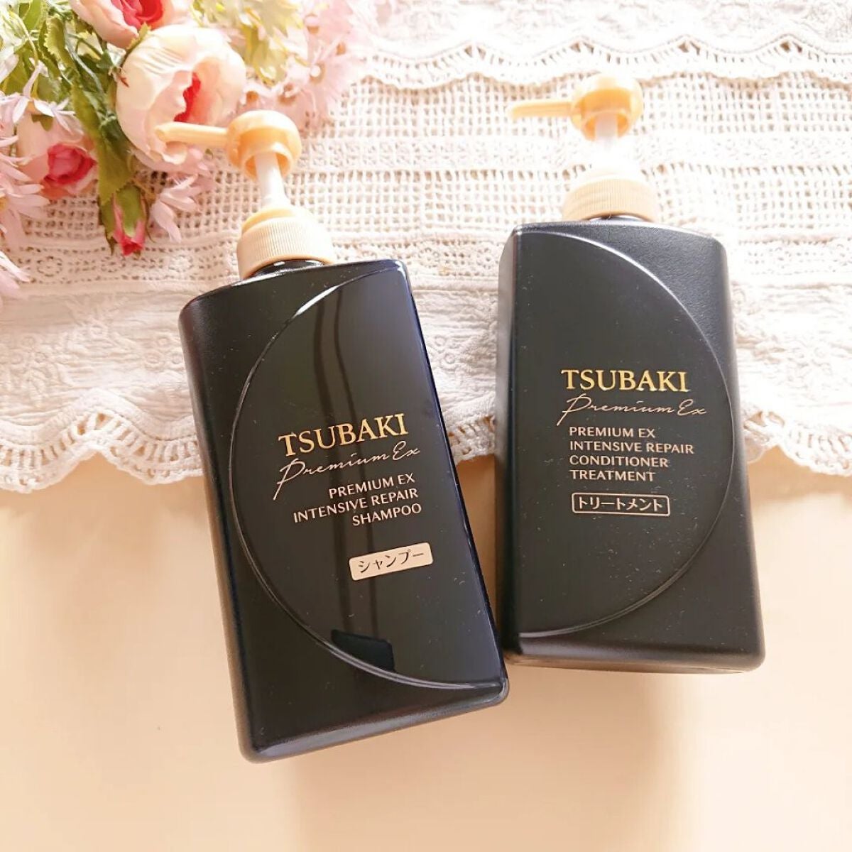 プレミアムEX インテンシブリペア <シャンプー>/コンディショナー<ヘアトリートメント> /TSUBAKI/市販シャンプーを使ったクチコミ(1枚目)