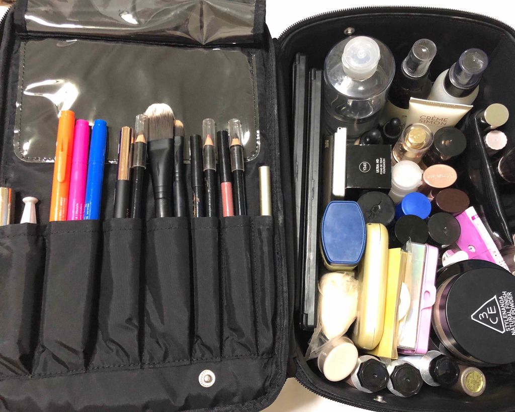 ナイロンメイクボックス・Ｌ/無印良品/化粧ポーチを使ったクチコミ（3枚目）
