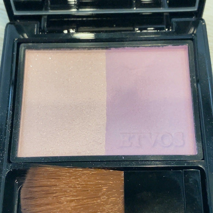 ミネラルプレストチーク/エトヴォス/パウダーチークを使ったクチコミ(2枚目)