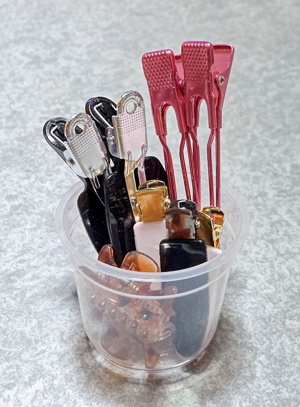 前髪クリップ/DAISO/ヘアアクセサリーを使ったクチコミ（1枚目）