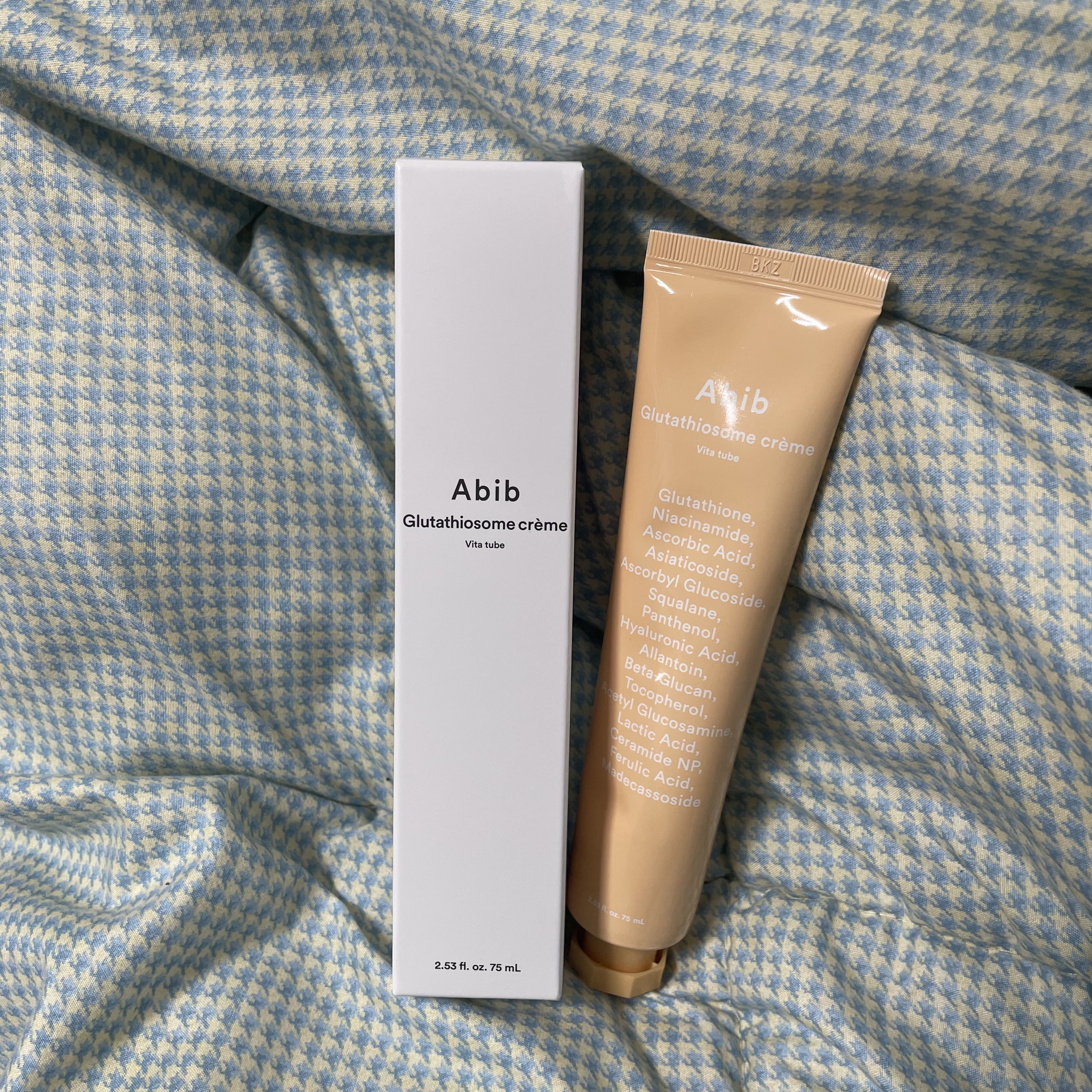 アビブ　グルタチオンソームクリームビタチューブ/Abib /フェイスクリームを使ったクチコミ（1枚目）
