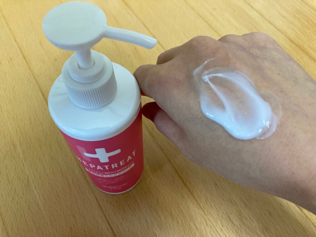 ヘパトリート 薬用保湿ミルククリーム/ゼトックスタイル/ボディクリームを使ったクチコミ(2枚目)