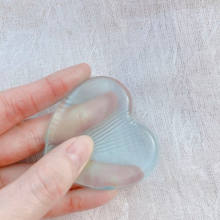 シリコンハートパフ/サンスマイル/パフ・スポンジを使ったクチコミ(4枚目)