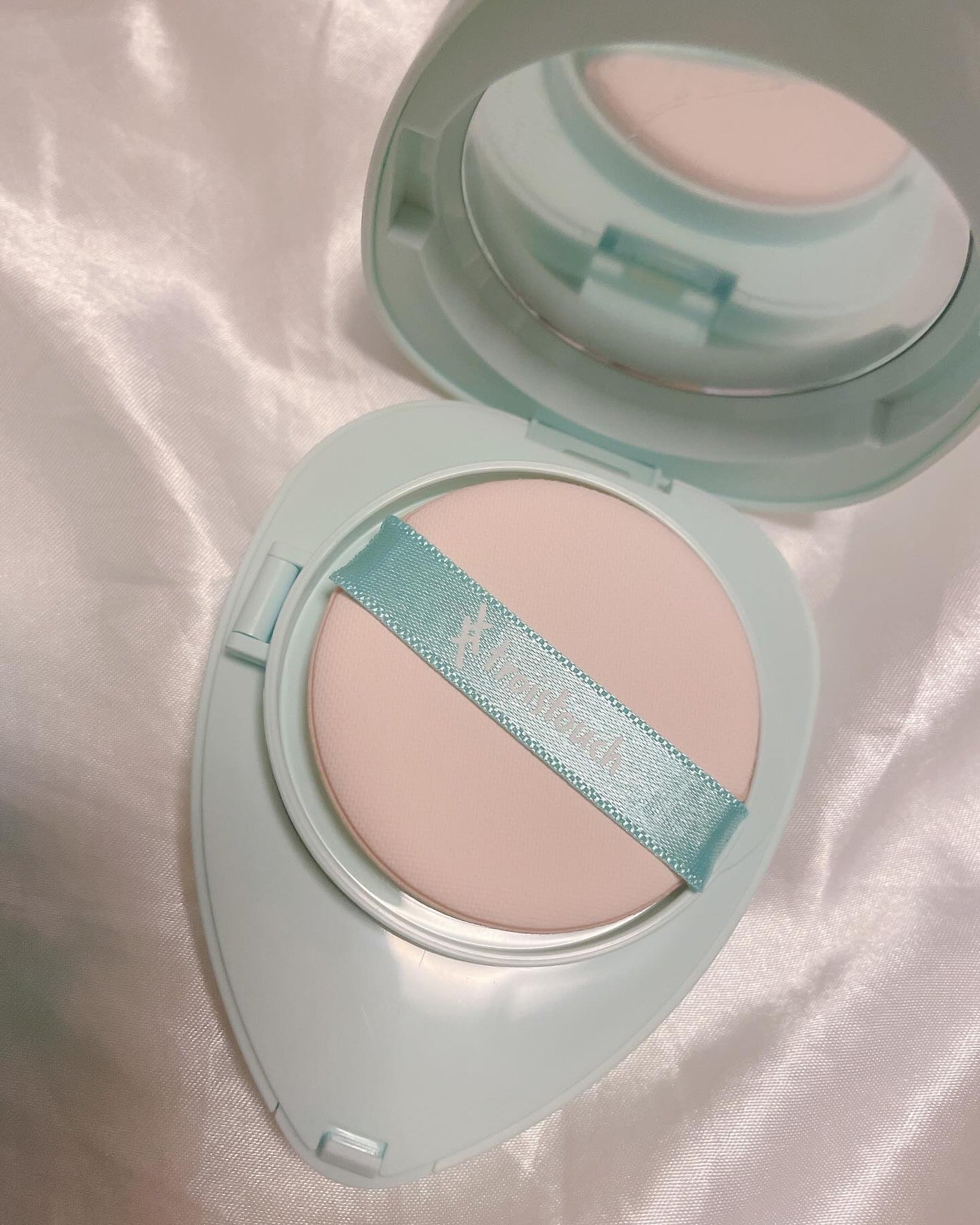 トワタッチ ハートクッション アクアベア/troistouch/クッションファンデーションを使ったクチコミ(2枚目)