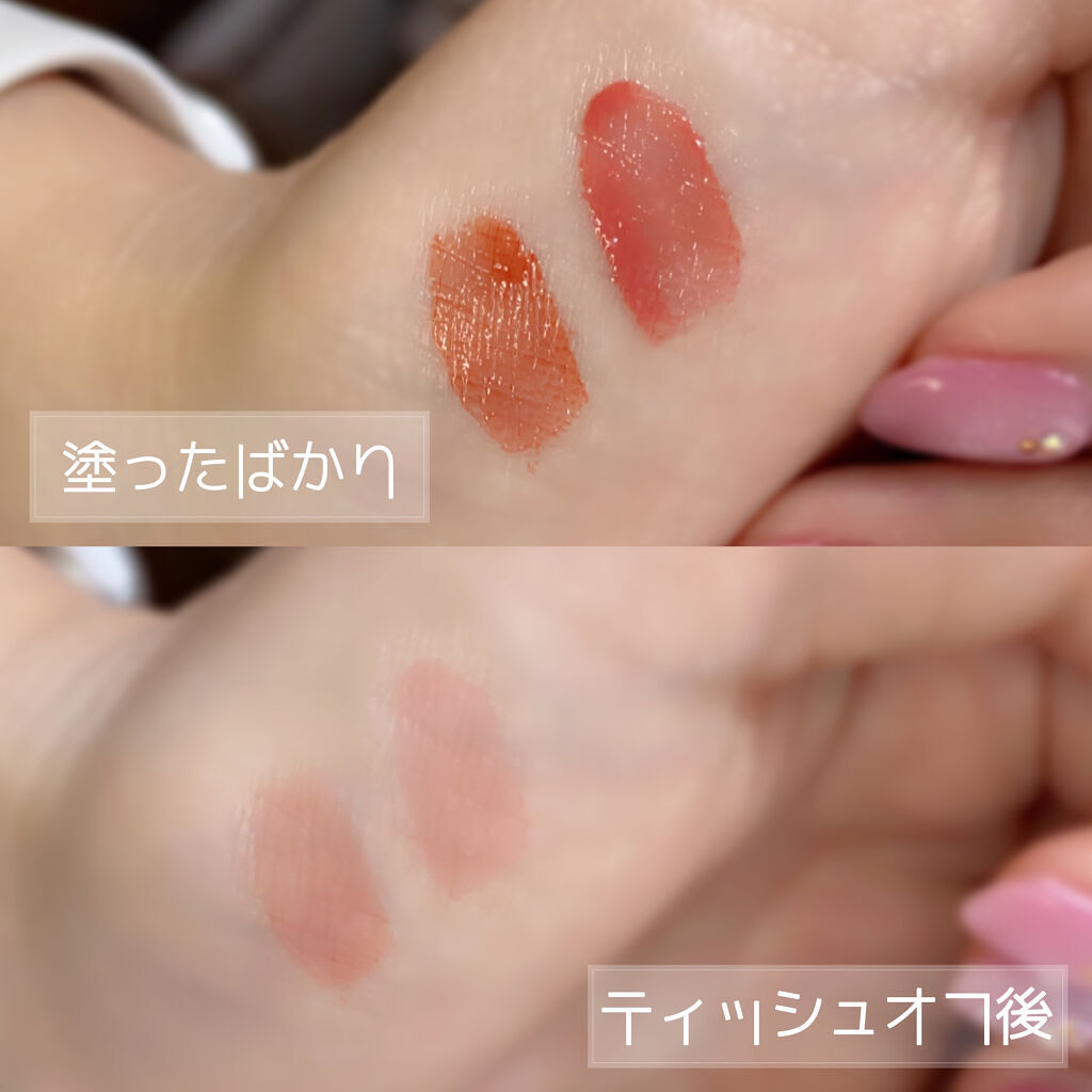 デュイフルウォーターティント/rom&nd/リップティントを使ったクチコミ（3枚目）