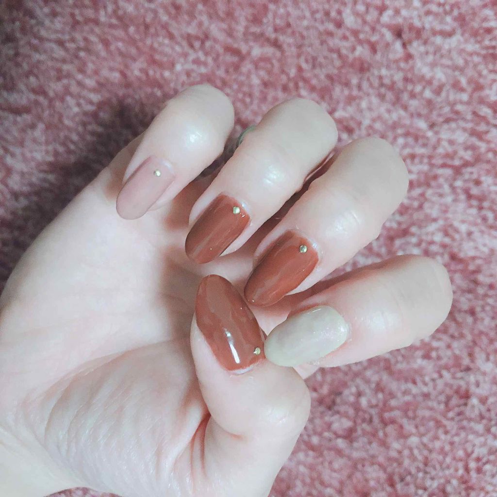 あーちゃん on LIPS 「#シンプル秋ネイルやっぱり秋ネイルと言えばブラウン!そしてゴー..」(1枚目)