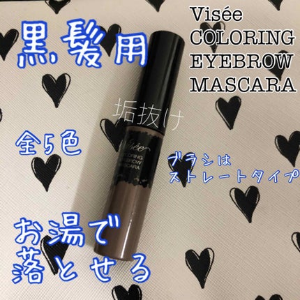 リシェ カラーリング アイブロウマスカラ/Visée/眉マスカラを使ったクチコミ(1枚目)