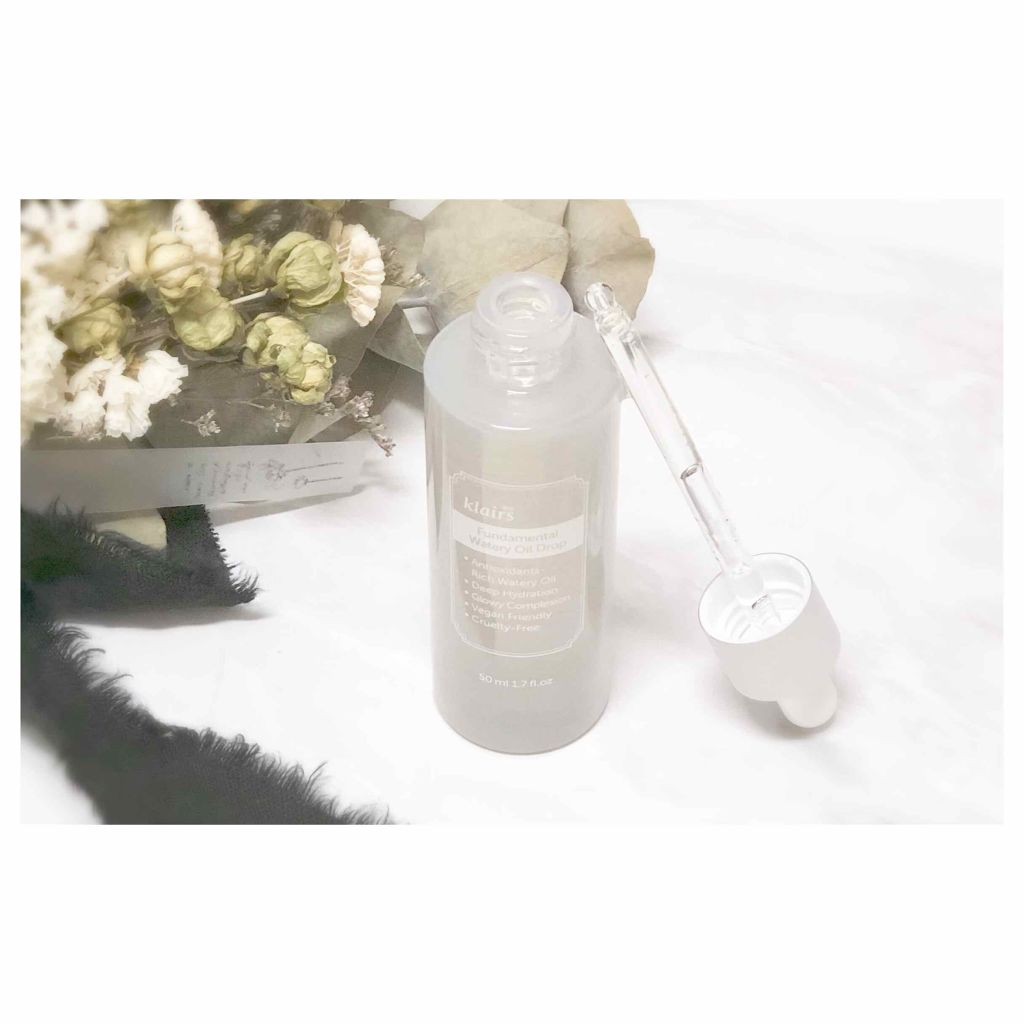 ファンダメンタルウォーターリーオイルドロップ(50ml)/Klairs/美容液を使ったクチコミ（2枚目）
