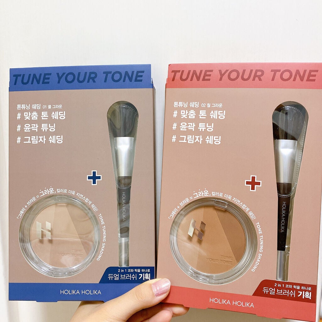 トーンチューニング シェーディング/HOLIKA HOLIKA/シェーディングを使ったクチコミ(1枚目)