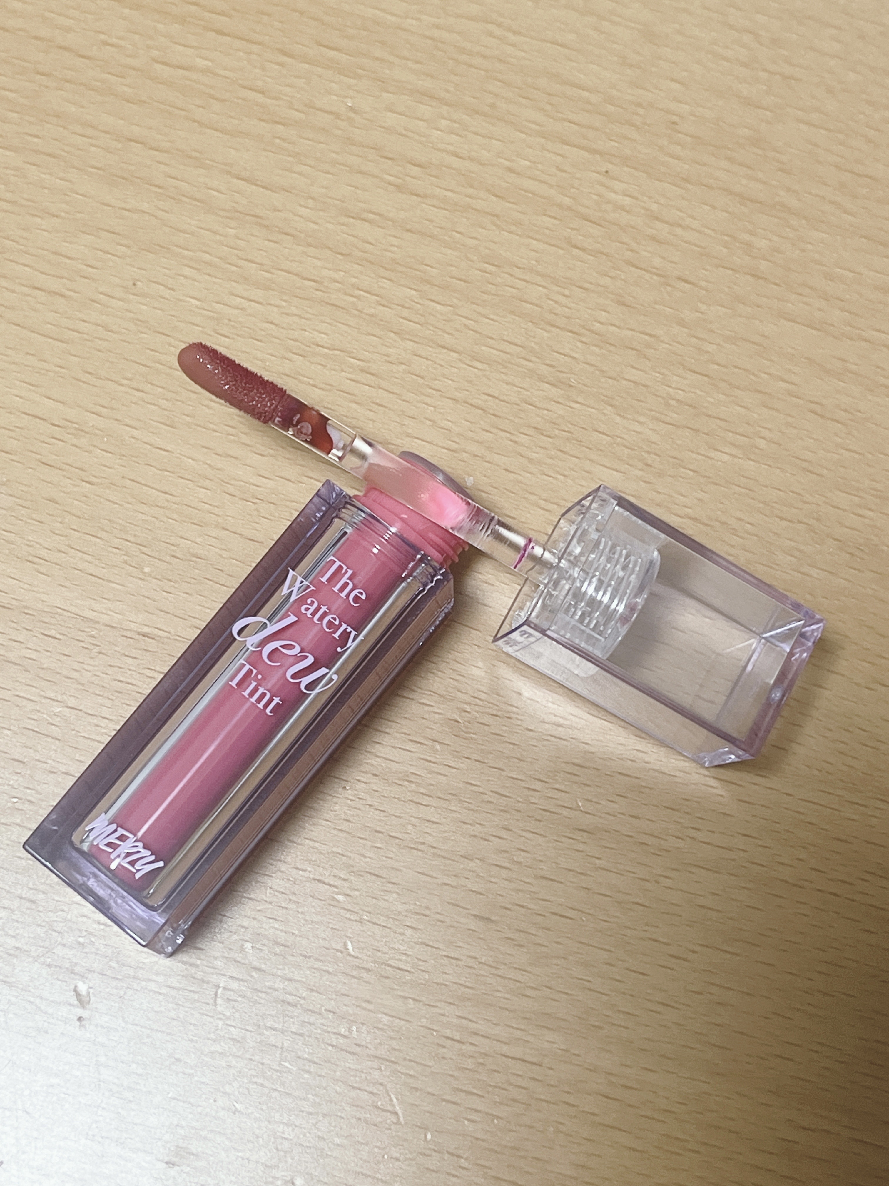 ザ ウォータリーデューティント/MERZY/リップティントを使ったクチコミ（2枚目）