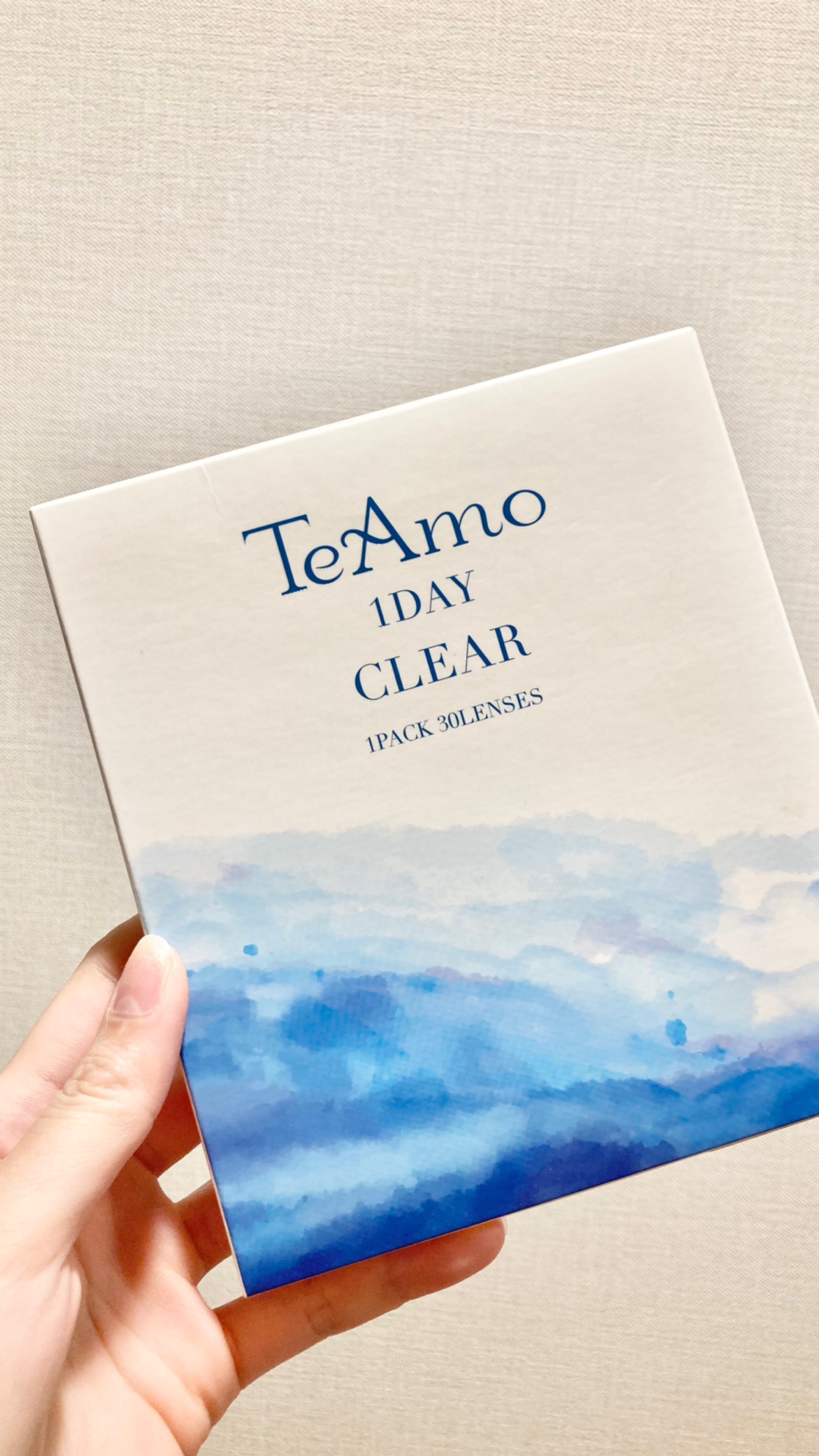 クリアワンデー/TeAmo/ワンデー（１DAY）カラコンを使ったクチコミ（1枚目）
