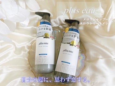 メロウシャンプー/メロウトリートメント/plus eau/シャンプー・コンディショナーを使ったクチコミ（1枚目）