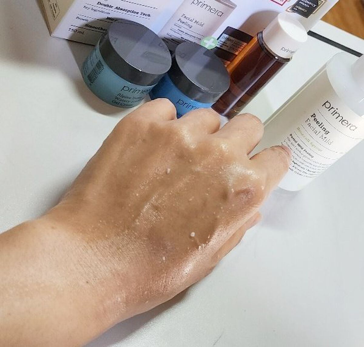 フェイシャルマイルドピーリング/primera/ピーリングを使ったクチコミ(3枚目)
