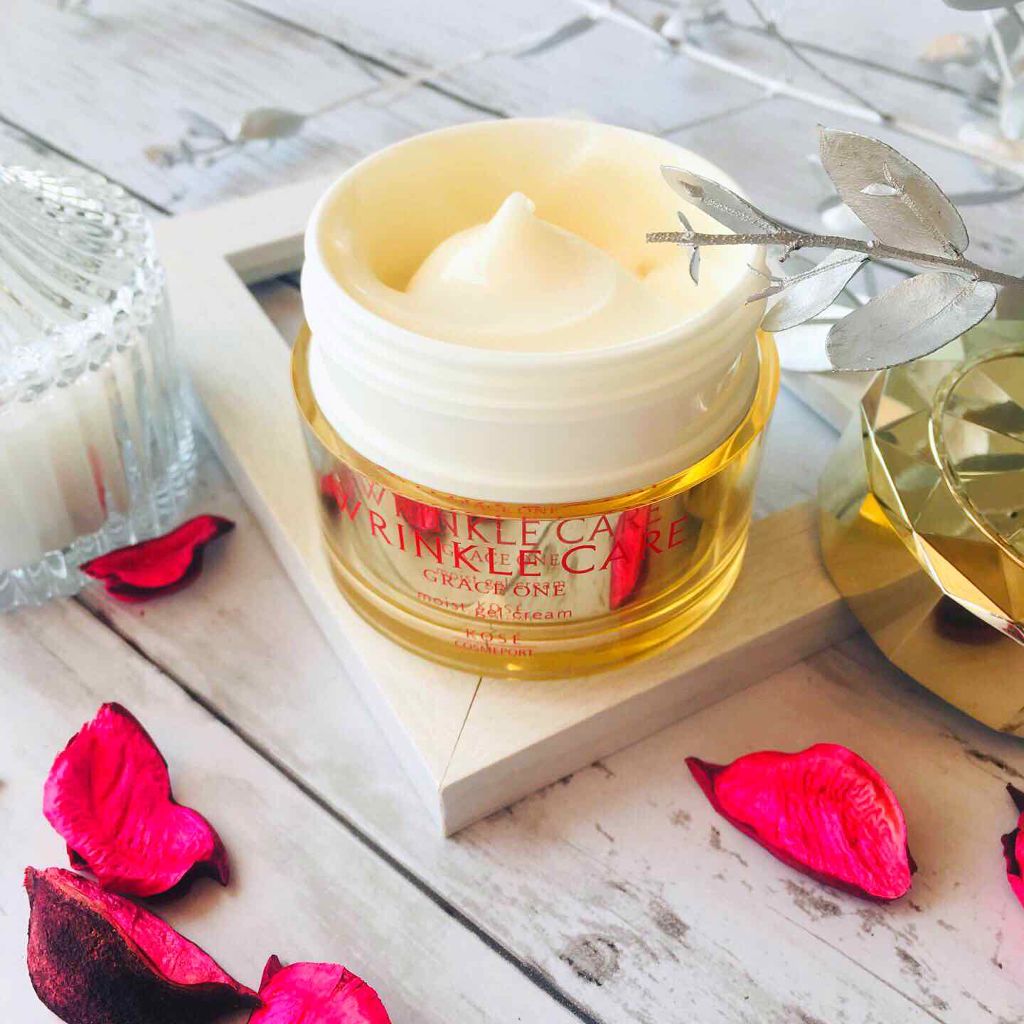 リンクルケア モイストジェルクリーム/グレイスワン/オールインワン化粧品を使ったクチコミ（2枚目）