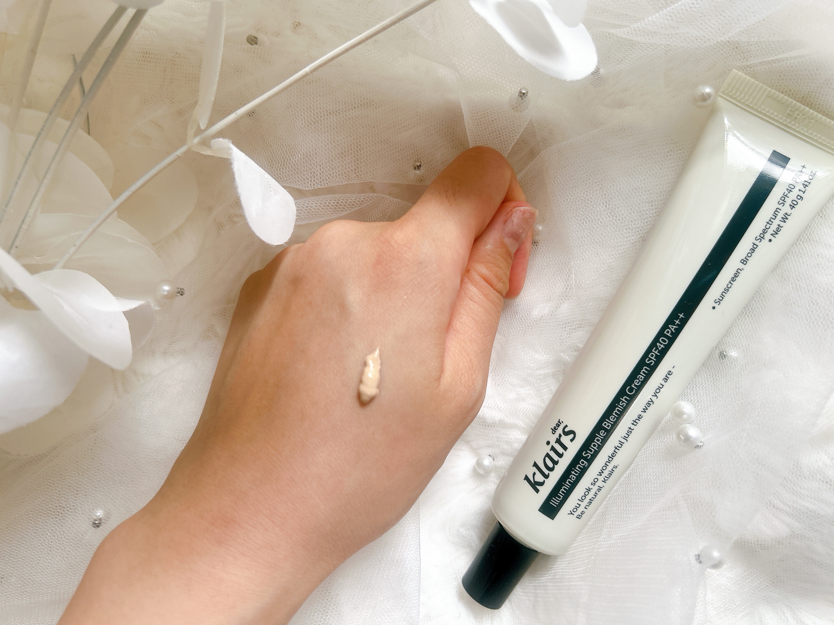 イルミネーティングサプルブレミッシュクリーム(40ml)/Klairs/化粧下地を使ったクチコミ（3枚目）