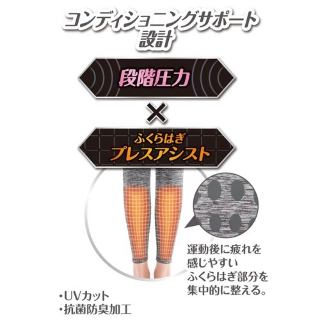 Beau-Acty リカバリーレギンス/SLIMWALK/着圧ソックス・レギンスを使ったクチコミ(4枚目)