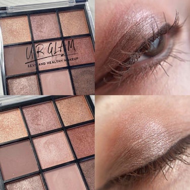 UR GLAM　BLOOMING EYE COLOR PALETTE 04/U R GLAM/パウダーアイシャドウを使ったクチコミ（1枚目）