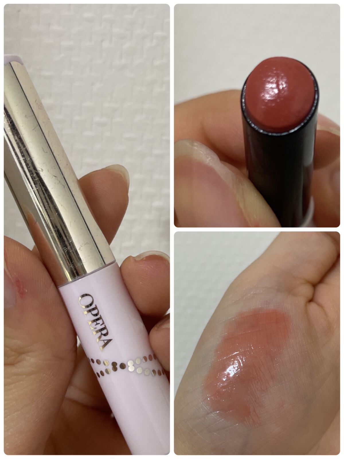 ラスティンググロスリップ/CEZANNE/口紅を使ったクチコミ（3枚目）