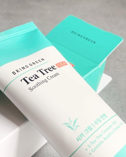 ティーツリーシカスージングクリーム/BRING GREEN/フェイスクリームを使ったクチコミ(5枚目)