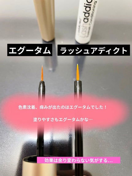 EGUTAM エグータム/アルマダスタイル/まつげ美容液を使ったクチコミ(2枚目)