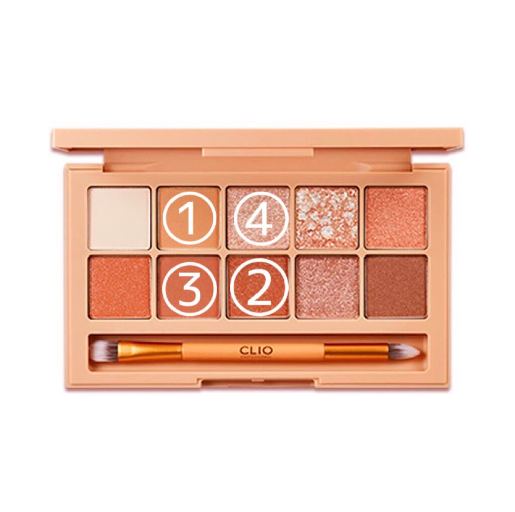 プロ アイ パレット/CLIO/アイシャドウパレットを使ったクチコミ(2枚目)