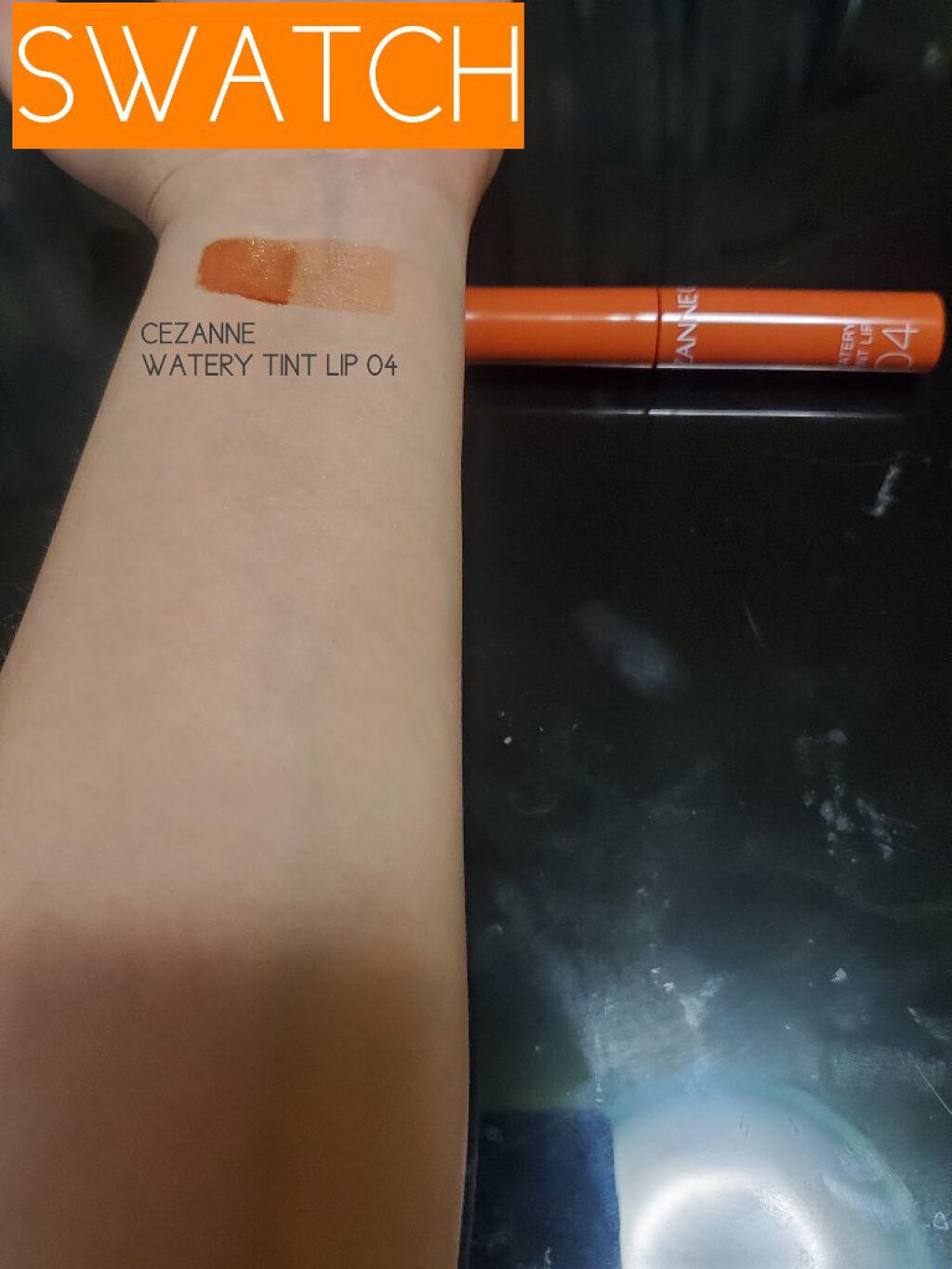 ウォータリーティントリップ/CEZANNE/リップティントを使ったクチコミ(2枚目)