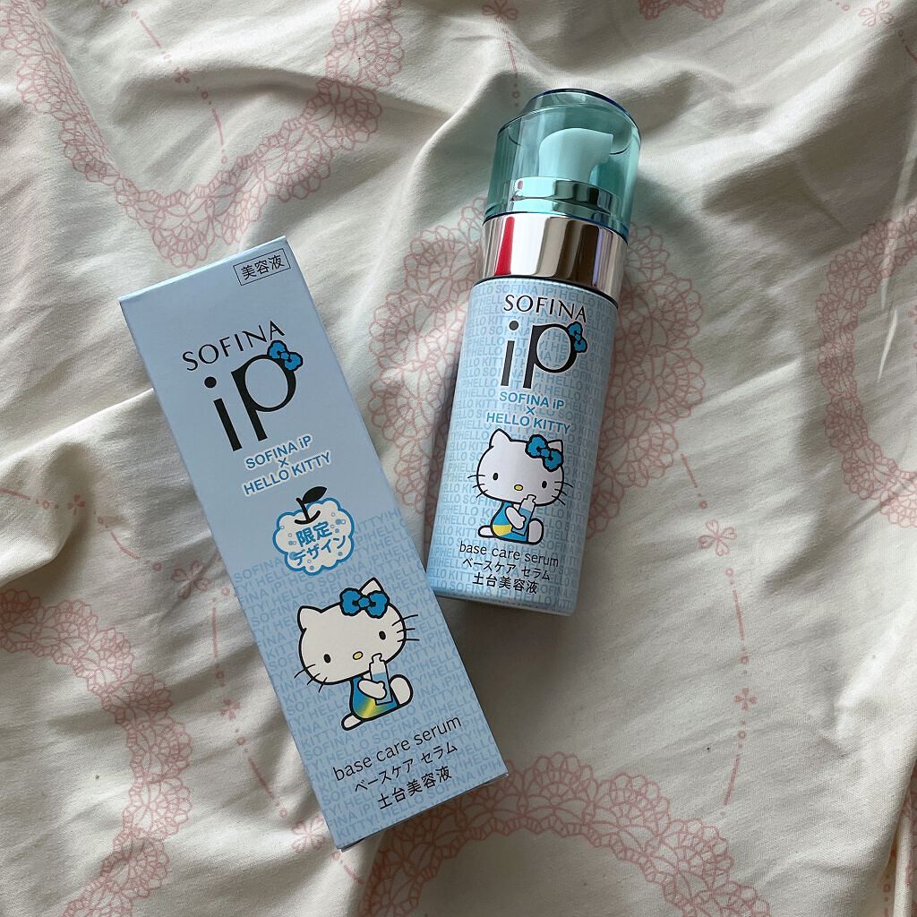 ベースケア セラム<土台美容液>ハローキティコラボ限定デザイン 泡りぼん/SOFINA iP/美容液を使ったクチコミ（2枚目）