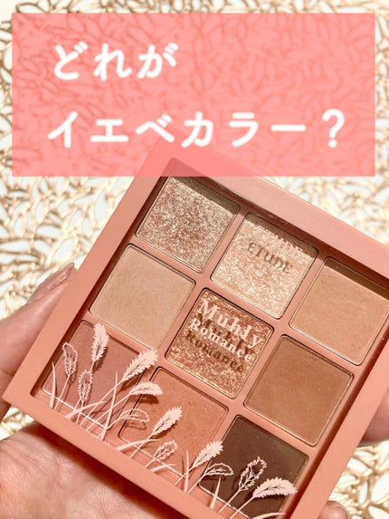 プレイカラーアイズ ミューリーロマンス/ETUDE/アイシャドウパレットを使ったクチコミ(1枚目)