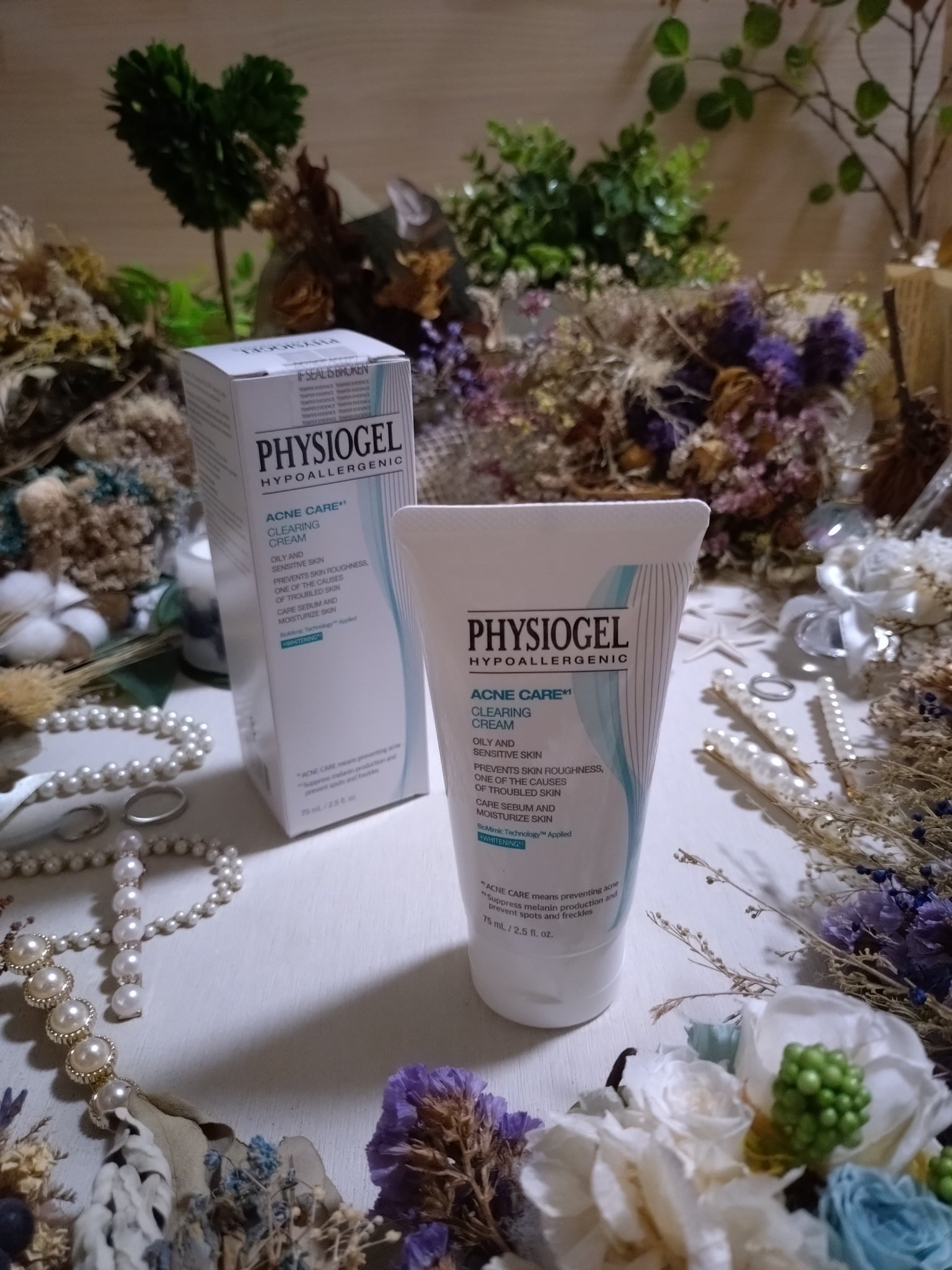 アクネケア クリアリング フェイシャル クリーム/PHYSIOGEL/フェイスクリームを使ったクチコミ（2枚目）