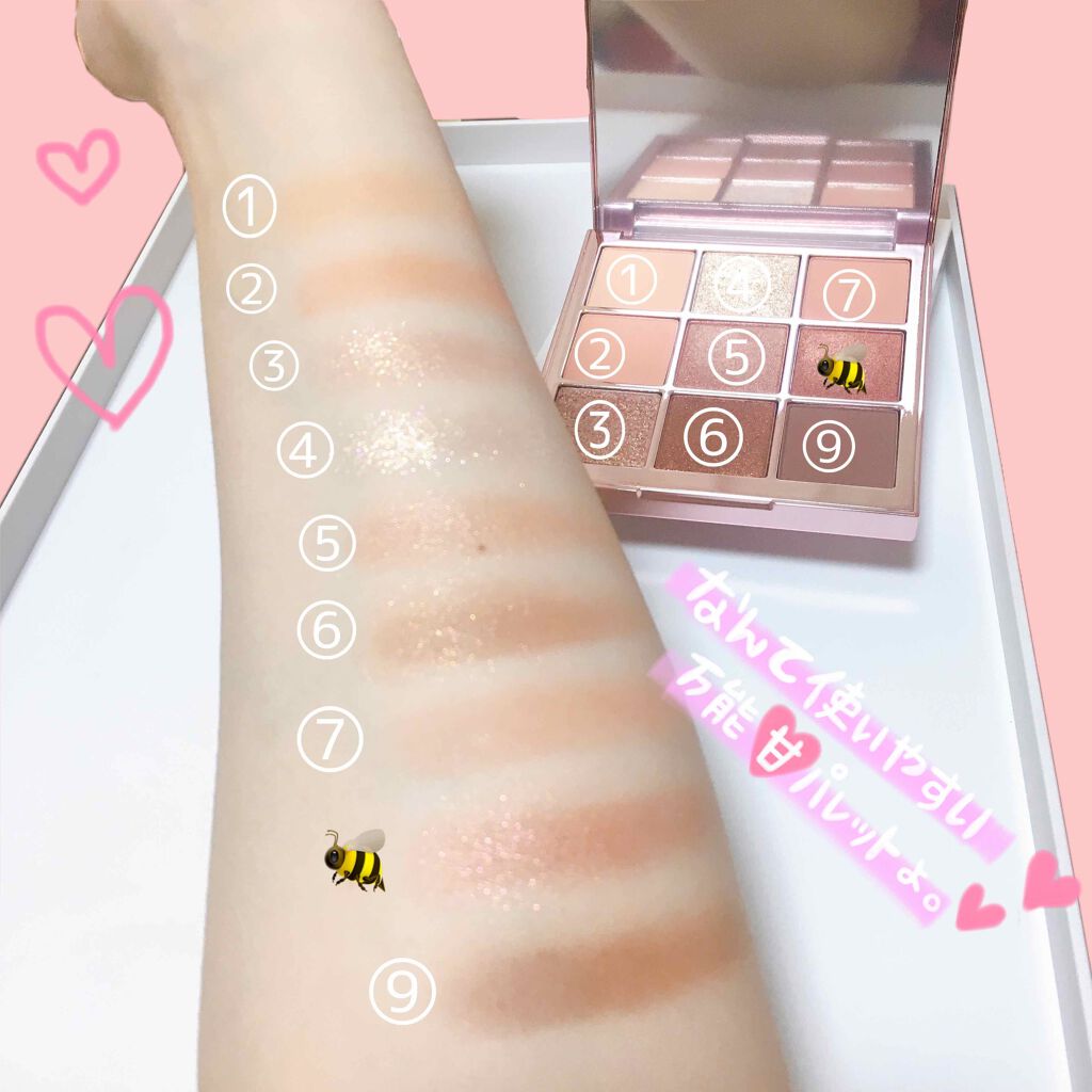 The Bella collection eyeshadow palette/CELEFIT/アイシャドウパレットを使ったクチコミ（3枚目）