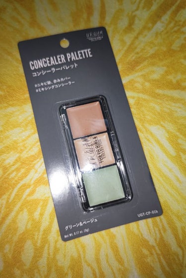 UR GLAM　CONCEALER PALETTE グリーンパレット/U R GLAM/パレットコンシーラーの画像