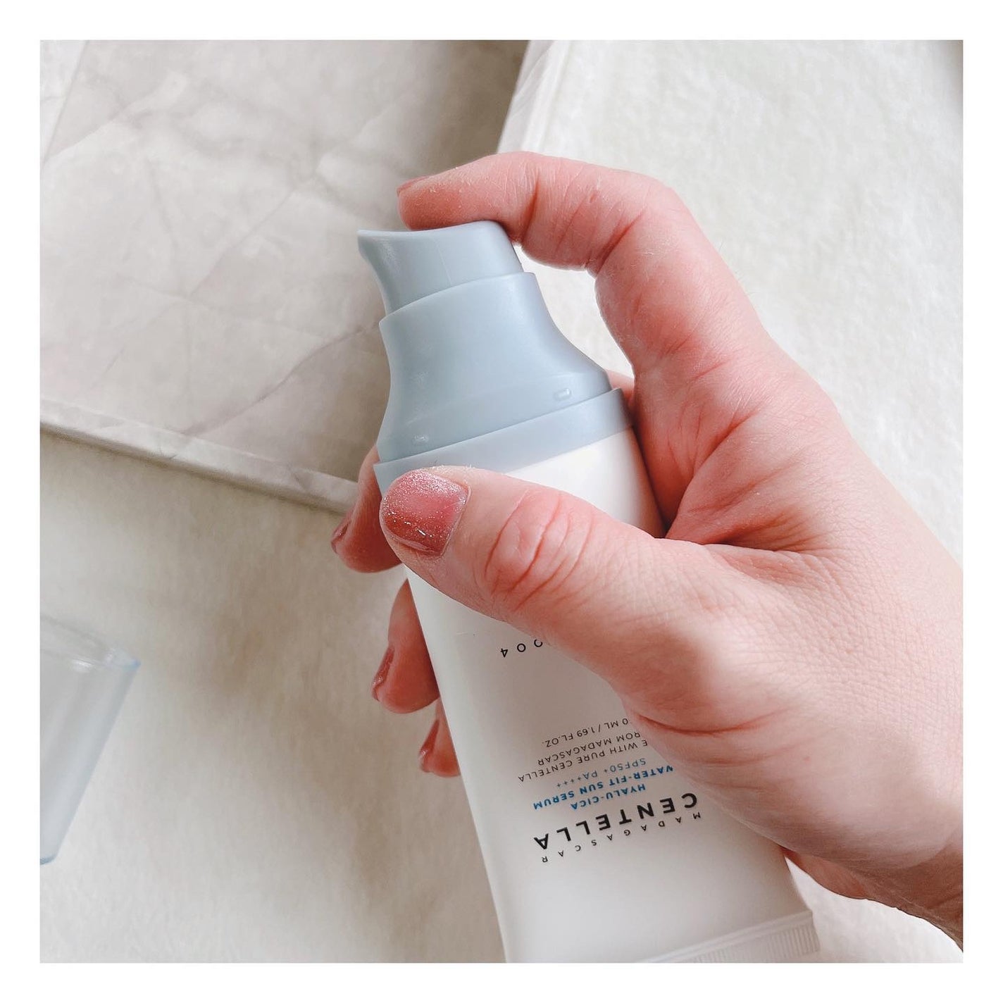 ヒアルーシカ ウォーターフィット サンセラム/SKIN1004/日焼け止めローションを使ったクチコミ(3枚目)