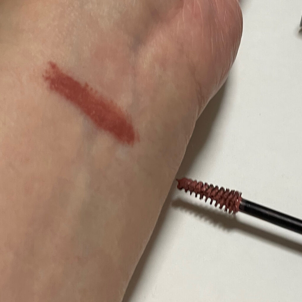 ミネラルアイブローマスカラ 03 ローズピンク(限定)/MiMC/眉マスカラを使ったクチコミ（2枚目）