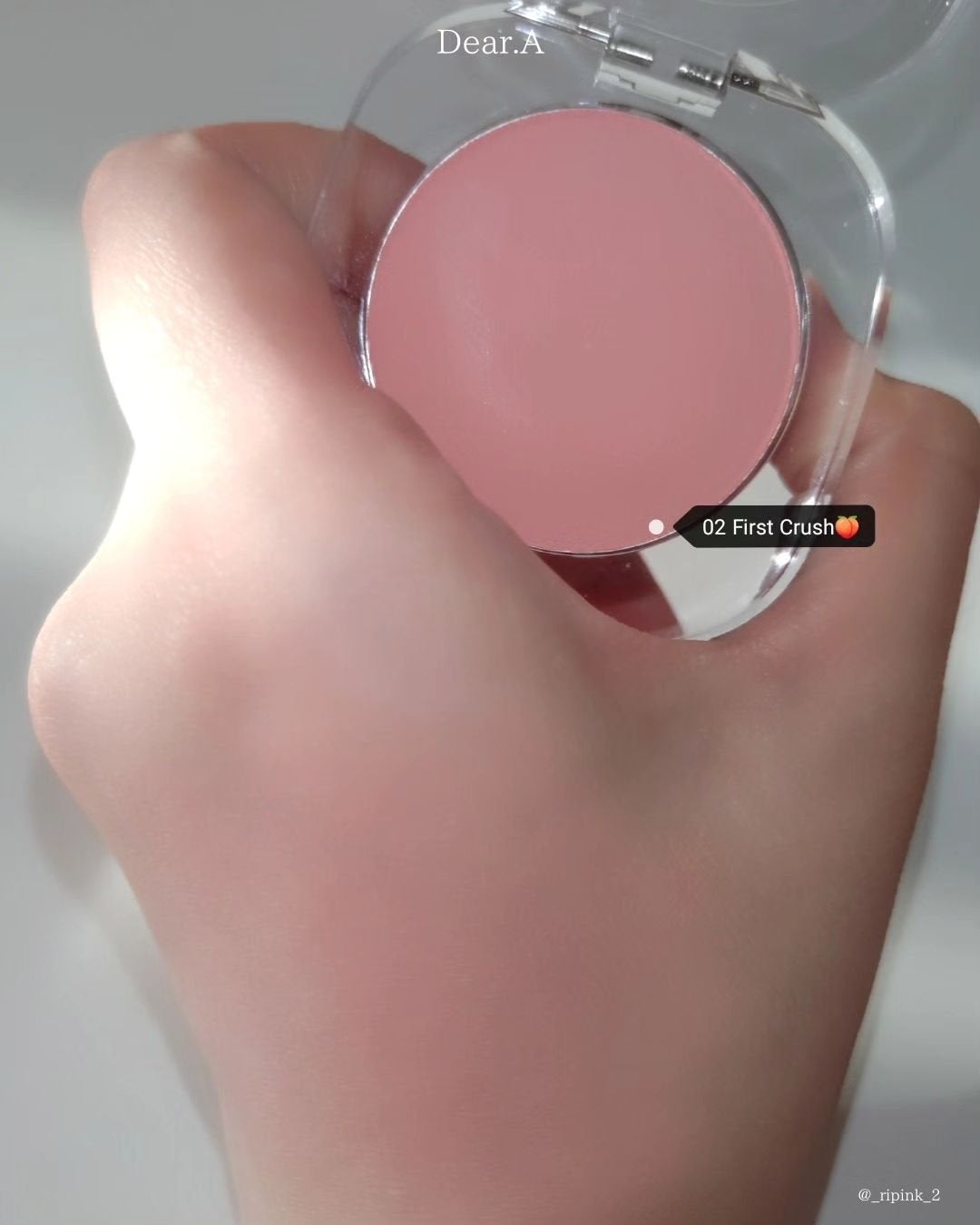 フラッフィーブラッシュ/Dear.A/パウダーチークを使ったクチコミ(5枚目)