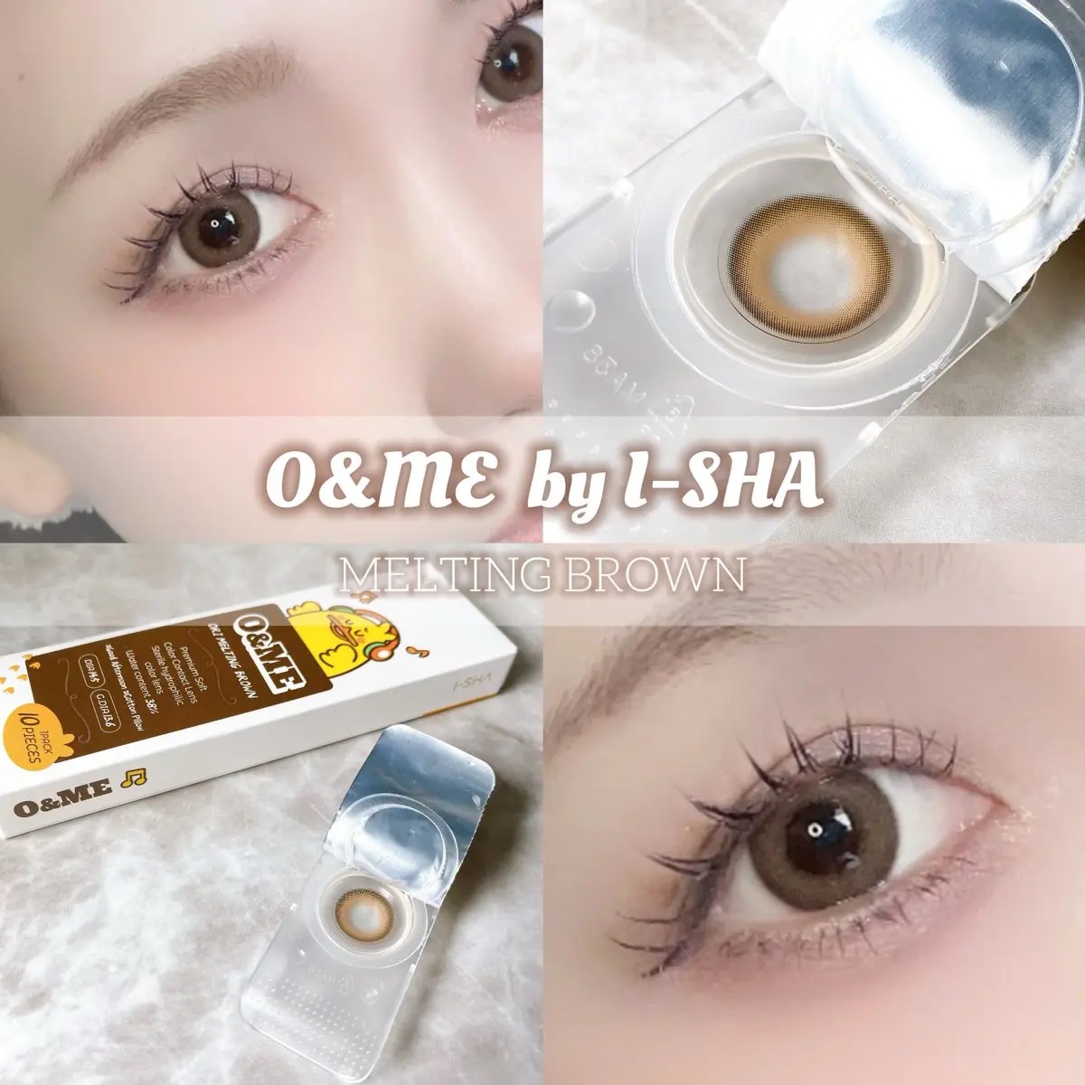 O&ME/i-sha/ワンデー（１DAY）カラコンを使ったクチコミ（2枚目）