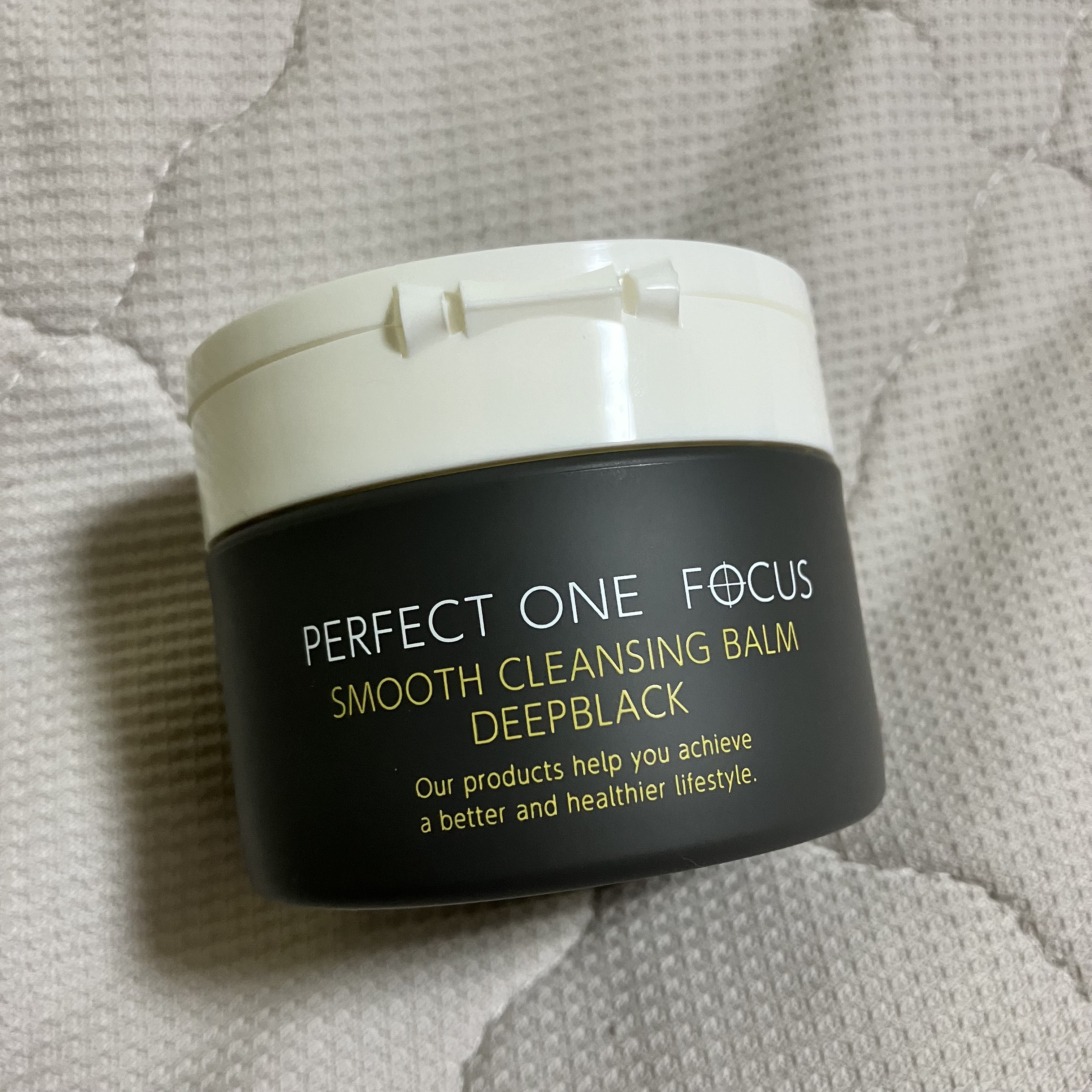 パーフェクトワンフォーカス スムースクレンジングバーム ディープブラック/PERFECT ONE  FOCUS/クレンジングバームを使ったクチコミ（1枚目）