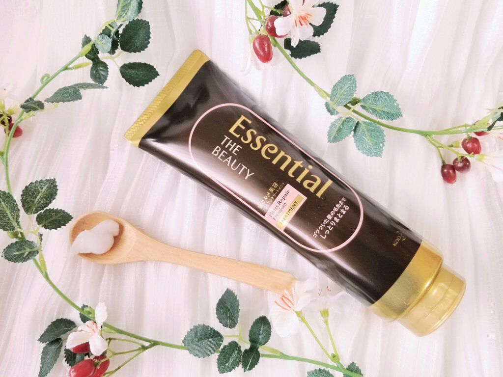 THE BEAUTY 髪のキメ美容プレミアムトリートメント<モイストリペアプレミアム>/エッセンシャル/洗い流すヘアトリートメントを使ったクチコミ(1枚目)