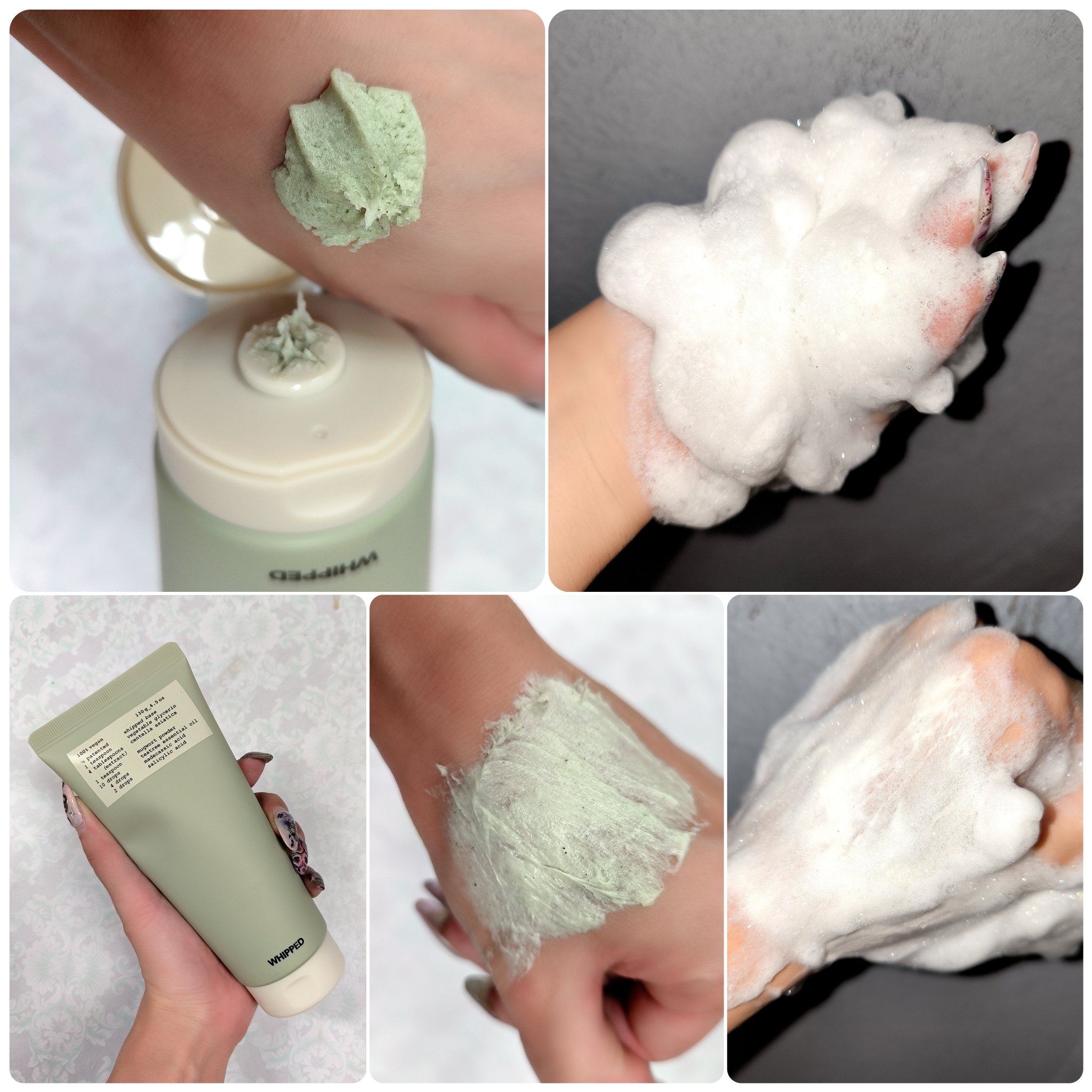ヴィーガンパッククレンザーチューブ/WHIPPED/洗顔フォームを使ったクチコミ（3枚目）