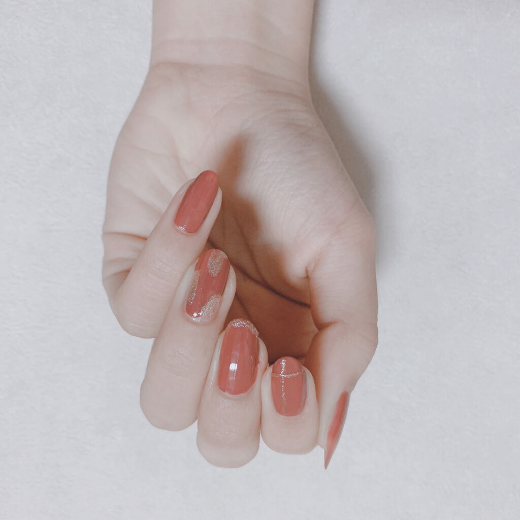 gene TOKYO ネイル ダスティローズ/DAISO/マニキュアを使ったクチコミ（2枚目）