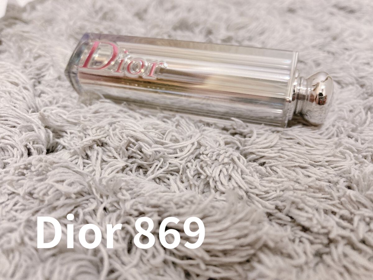 ディオール アディクト ステラー シャイン 869 スーパースティシャス（生産終了）/Dior/口紅を使ったクチコミ（1枚目）