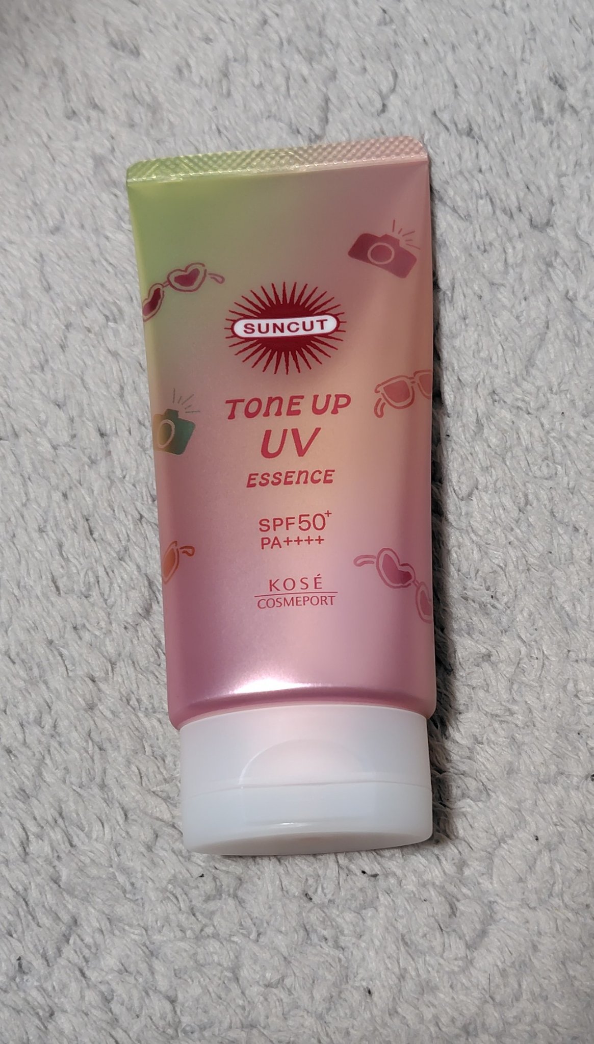 サンカットR トーンアップUV エッセンス ローズピンク/サンカット®/日焼け止めローションを使ったクチコミ（1枚目）